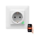 Smart kontakt SMART 3680W/230V/16A Wi-Fi Tuya SCHUKO