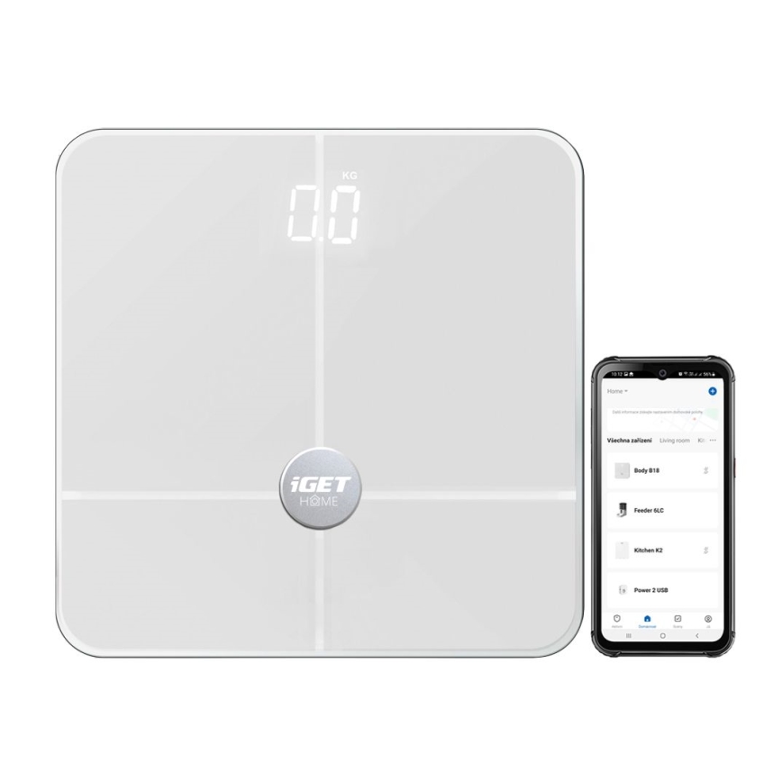 Smart personlig våg 3xAAA Bluetooth