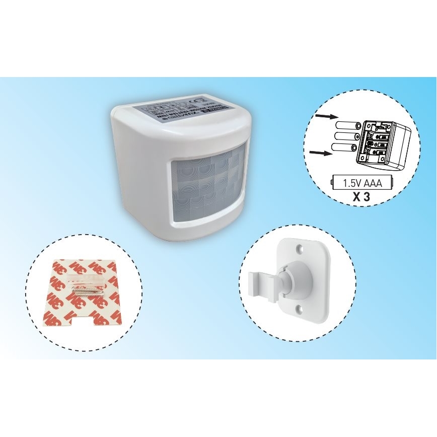 Smart rörelsesensor 3xAAA Wi-Fi Tuya