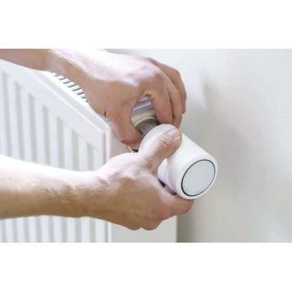 Smart termostathuvud med LCD display GoSmart M30x1,5 2xAA/1,5V Tuya