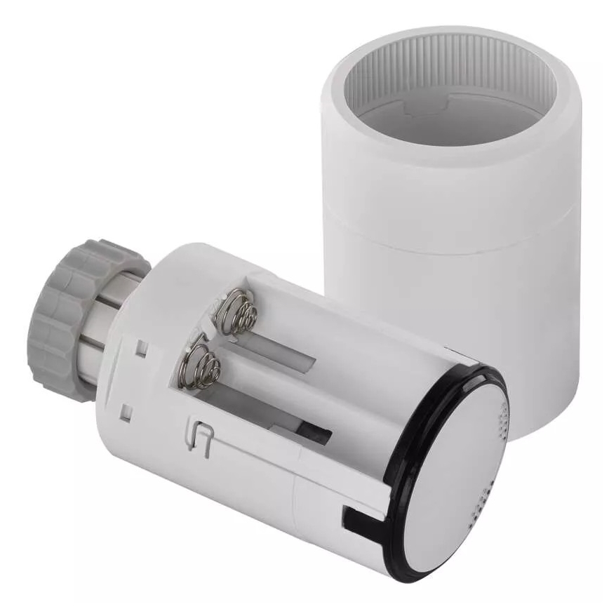 Smart termostathuvud med LCD display GoSmart M30x1,5 2xAA/1,5V Tuya