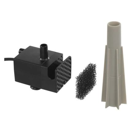 Smart vattenfontän för husdjur 2,6 l/5V grå Wi-Fi