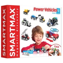 Smartmax - Set av magnetiska bilar 25 delar