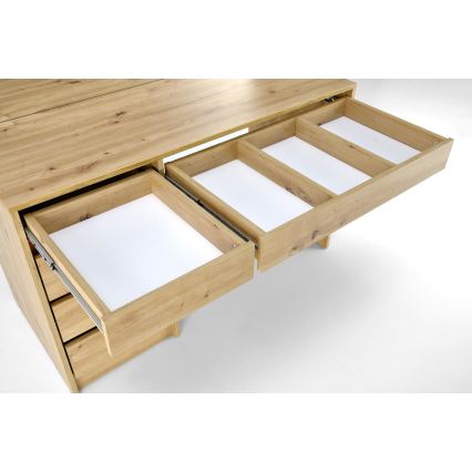 Sminkbord AMORIO 120x55 cm, Artisan-ek