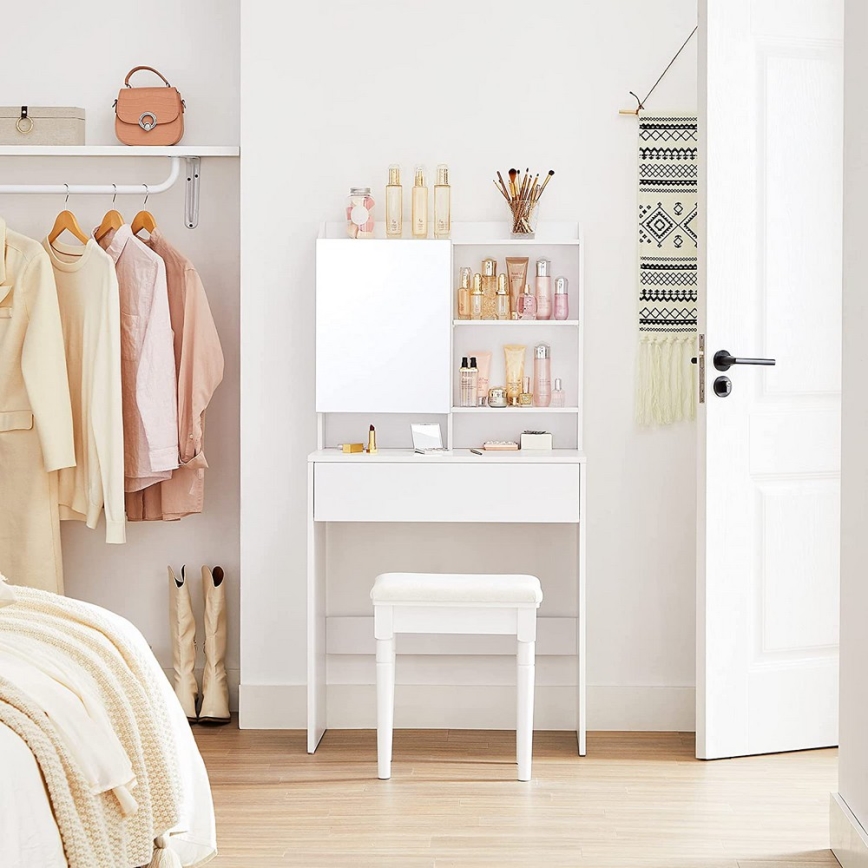 Sminkbord FREYA, vitt