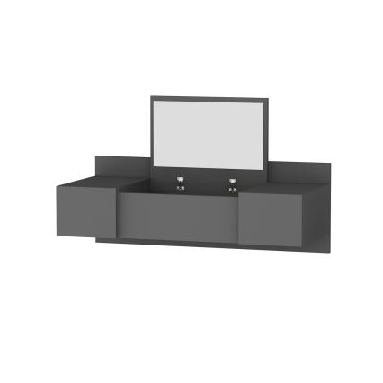 Sminkbord ZAKKUM 33x100 cm antracit