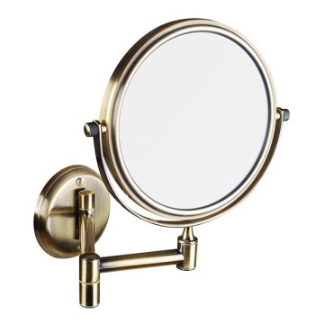 Sminkspegel 18x25 cm brons