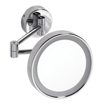 Sminkspegel 22x20 cm silver