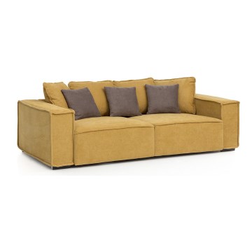Soffa BOLZANO gul/brun