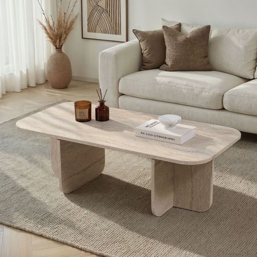 Soffbord AKIRA 120x60 cm, beige