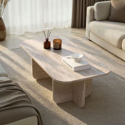Soffbord AKIRA 120x60 cm, beige