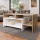 Soffbord ALVA 120x53 cm vit/ek grande