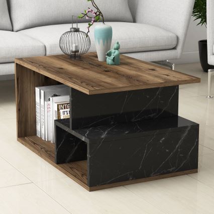 Soffbord ARTE 54x90 cm brun