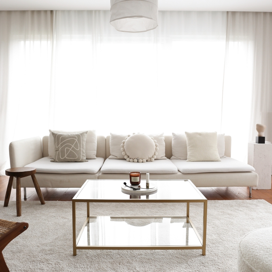 Soffbord ASTRO 40x90 cm guld