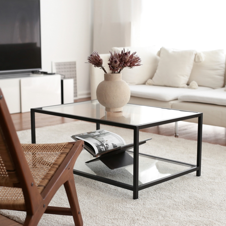 Soffbord ASTRO 40x90 cm svart