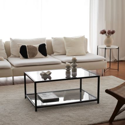 Soffbord ASTROSEHPA 40x90 cm svart