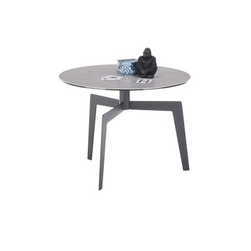 Soffbord BALANCE Ø 60 cm grå/antracit