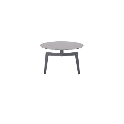 Soffbord BALANCE Ø 60 cm grå/antracit