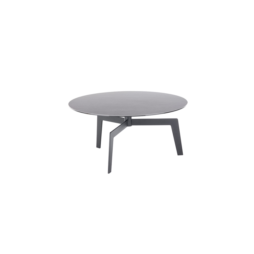 Soffbord BALANCE, Ø 80 cm, grå/antracit
