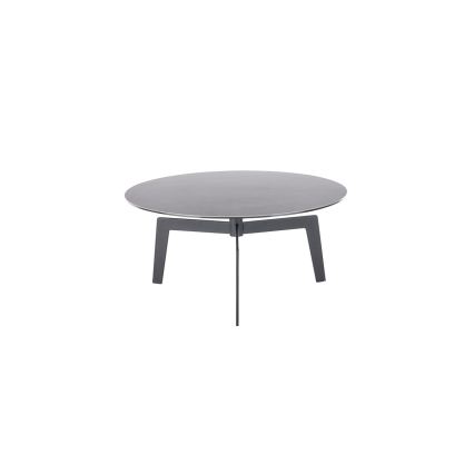 Soffbord BALANCE, Ø 80 cm, grå/antracit