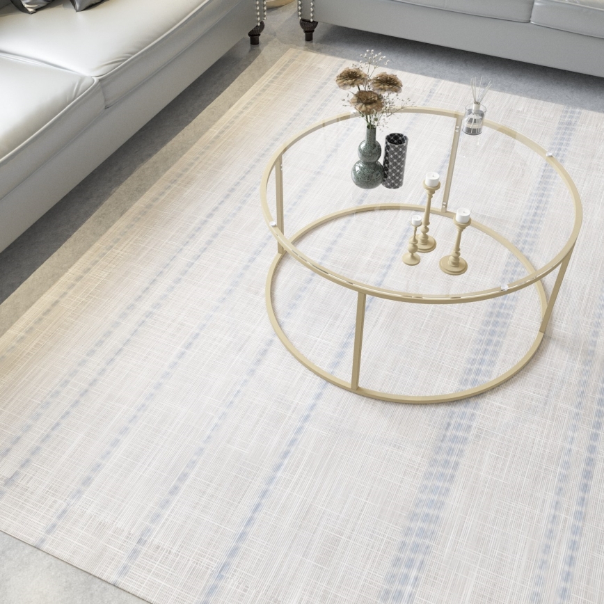 Soffbord BERLIN 80x45 cm guld/klar