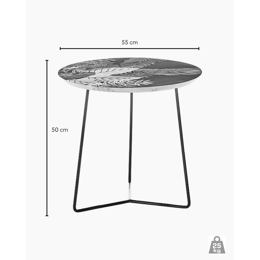 Soffbord BRAVON i mangoträ