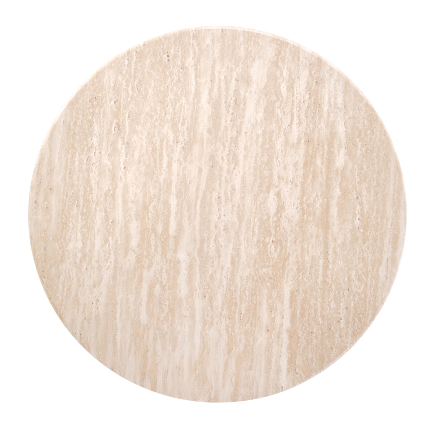Soffbord CALDO Ø 50 cm, brun/beige