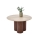 Soffbord CALDO Ø 80 cm brun/beige