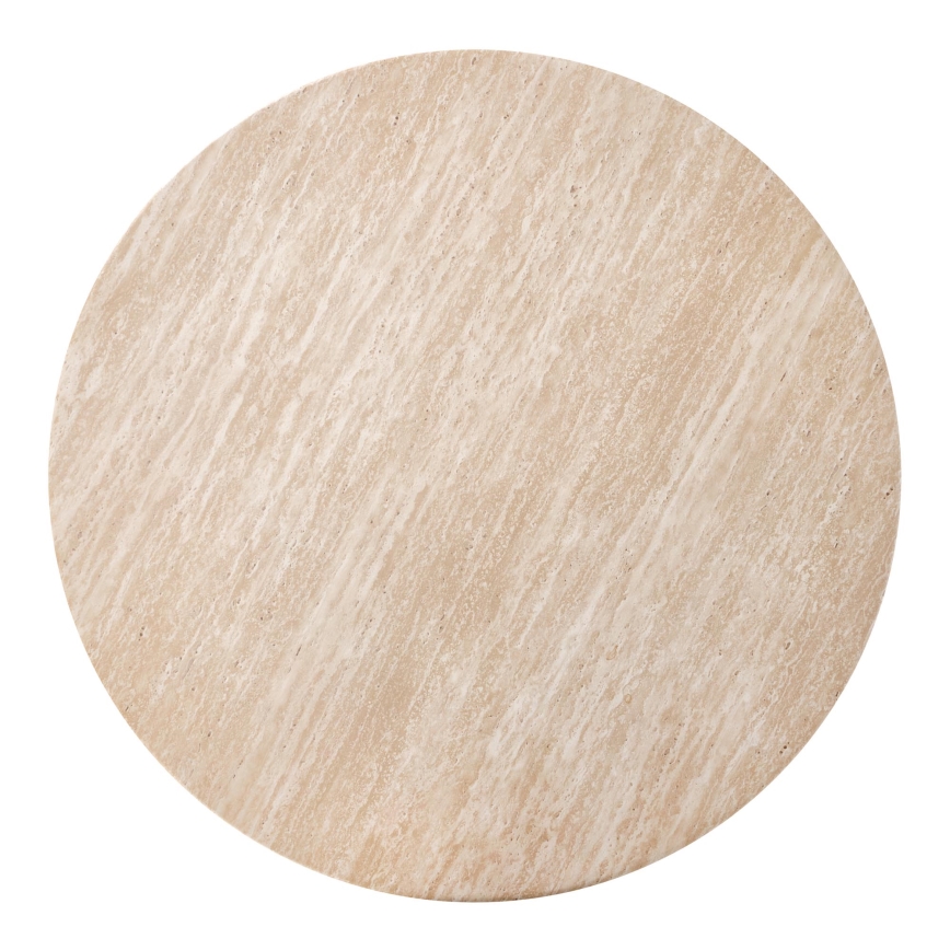 Soffbord CALDO Ø 80 cm brun/beige