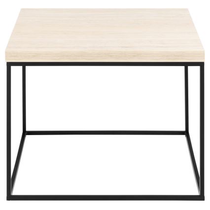 Soffbord CAMILO 60x60 cm travertin