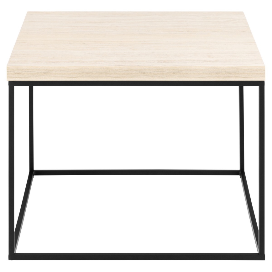 Soffbord CAMILO 60x60 cm travertin