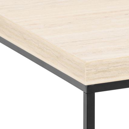 Soffbord CAMILO 60x60 cm travertin