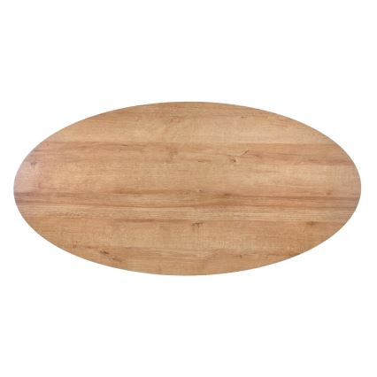 Soffbord med låda CAROLINA 41x120 cm guldig ek/svart