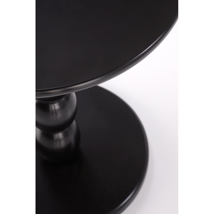 Soffbord CIRILA Ø 40 cm, svart