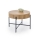 Soffbord DANTE Ø 67 cm brun/svart