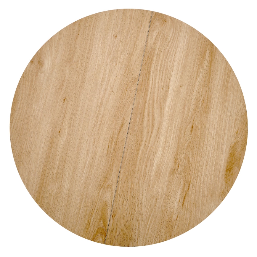 Soffbord DANTE Ø 67 cm brun/svart