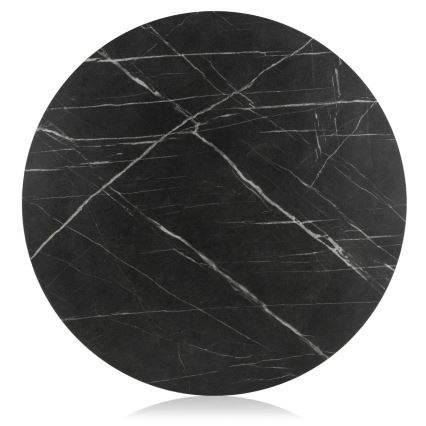 Soffbord DIAMOND 40x70 cm svart/guld