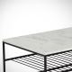 Soffbord ETNA 43x95 cm grå/svart