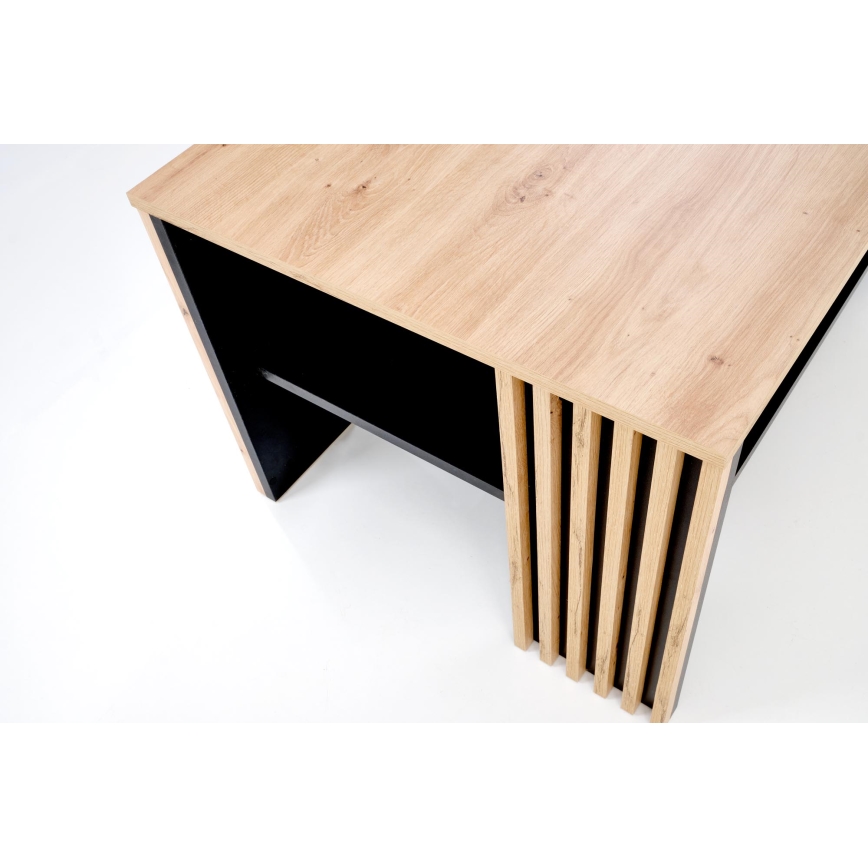 Soffbord FORMA 110x65 cm brun/svart