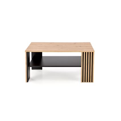 Soffbord FORMA 110x65 cm brun/svart