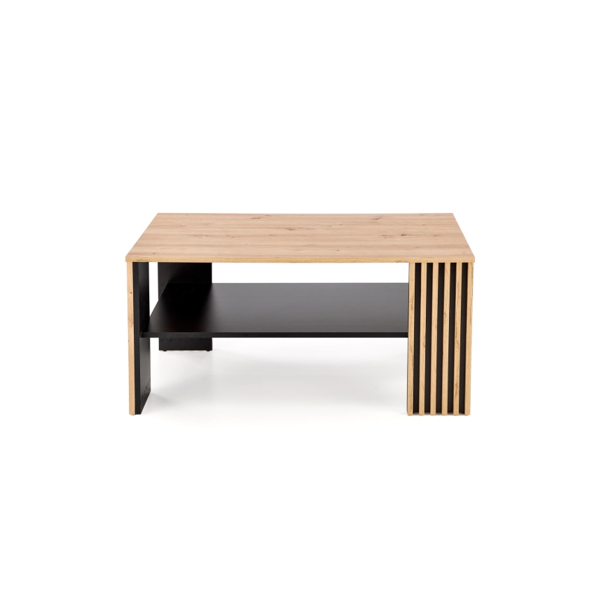 Soffbord FORMA 110x65 cm brun/svart