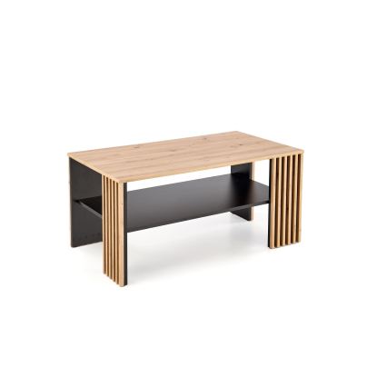 Soffbord FORMA 110x65 cm brun/svart