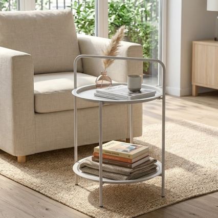 Soffbord HAGE 50x66 cm vit