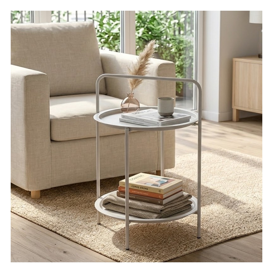 Soffbord HAGE 50x66 cm vit