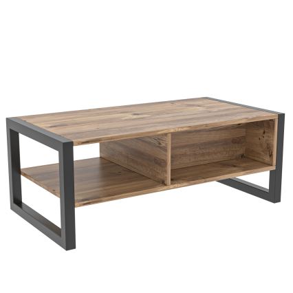 Konferensbord HALDIZEN 55x105 cm svart/brun