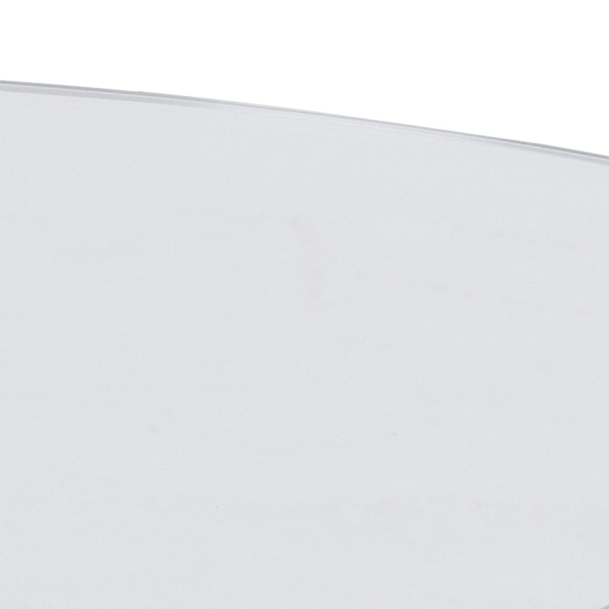 Soffbord LUCA 82 cm klarglas/silver