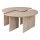 Soffbord LUVIA med beige marmordekor