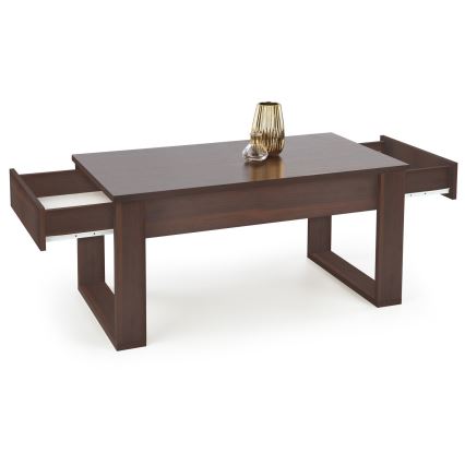 Soffbord med drawers NEA 52x110 cm brun