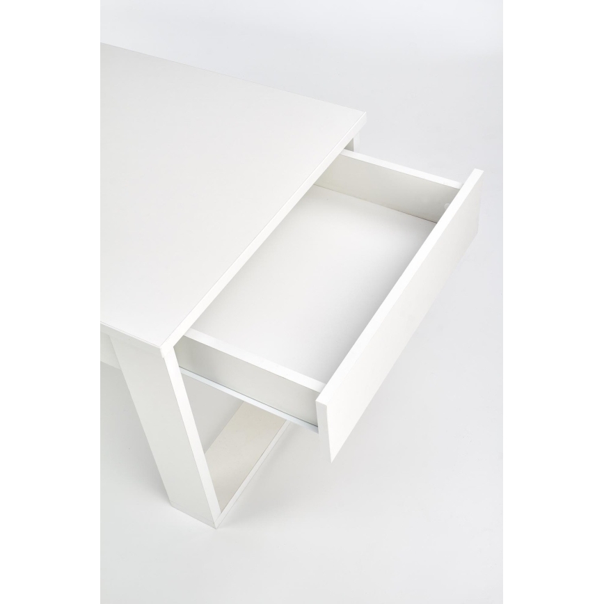 Soffbord med drawers NEA 52x110 cm vit