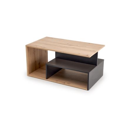 Soffbord NOTE 90x51 cm svart/ek artisan